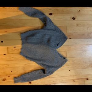 Cute knot back sweater